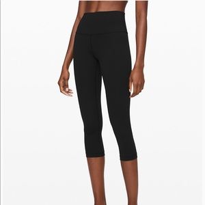Lululemon Wunder Under Crop Full-On Luon 21"